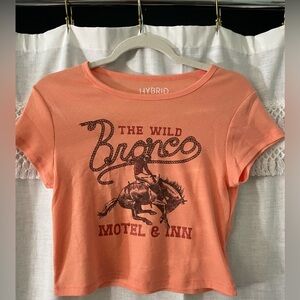 NWOT Medium Cowboy Baby Tee